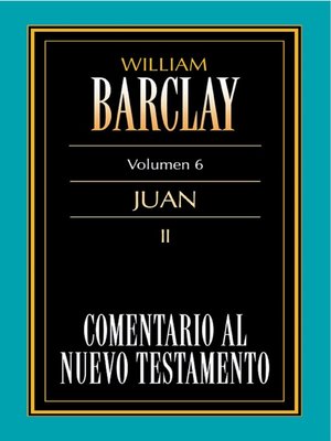 cover image of Comentario al Nuevo Testamento Volume 6